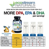 ecostream Naturals Omega3 - enfoque en DPA-EPA-DHA para apoyo nutricional