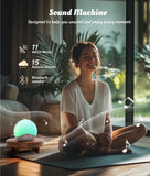 ecozy 17-colores-luz-nocturna: luz nocturna suave para lectura o descanso