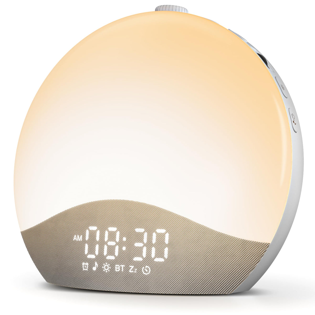 ecozy amanecer-despertador-luz: inicio suave con luz de amanecer para despertar con calma