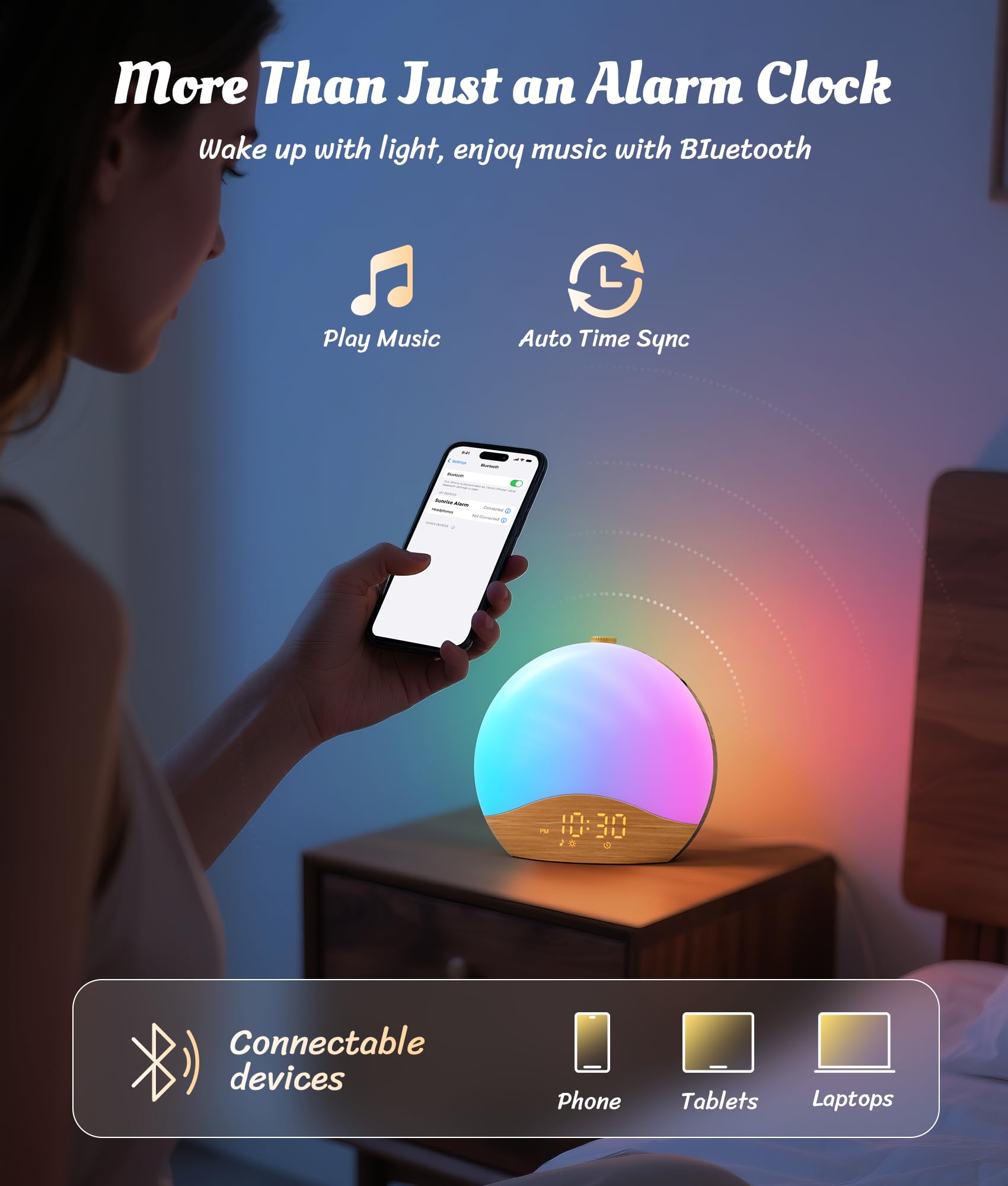 Ecozy luz nocturna para lectura suave y ambiente cómodo.