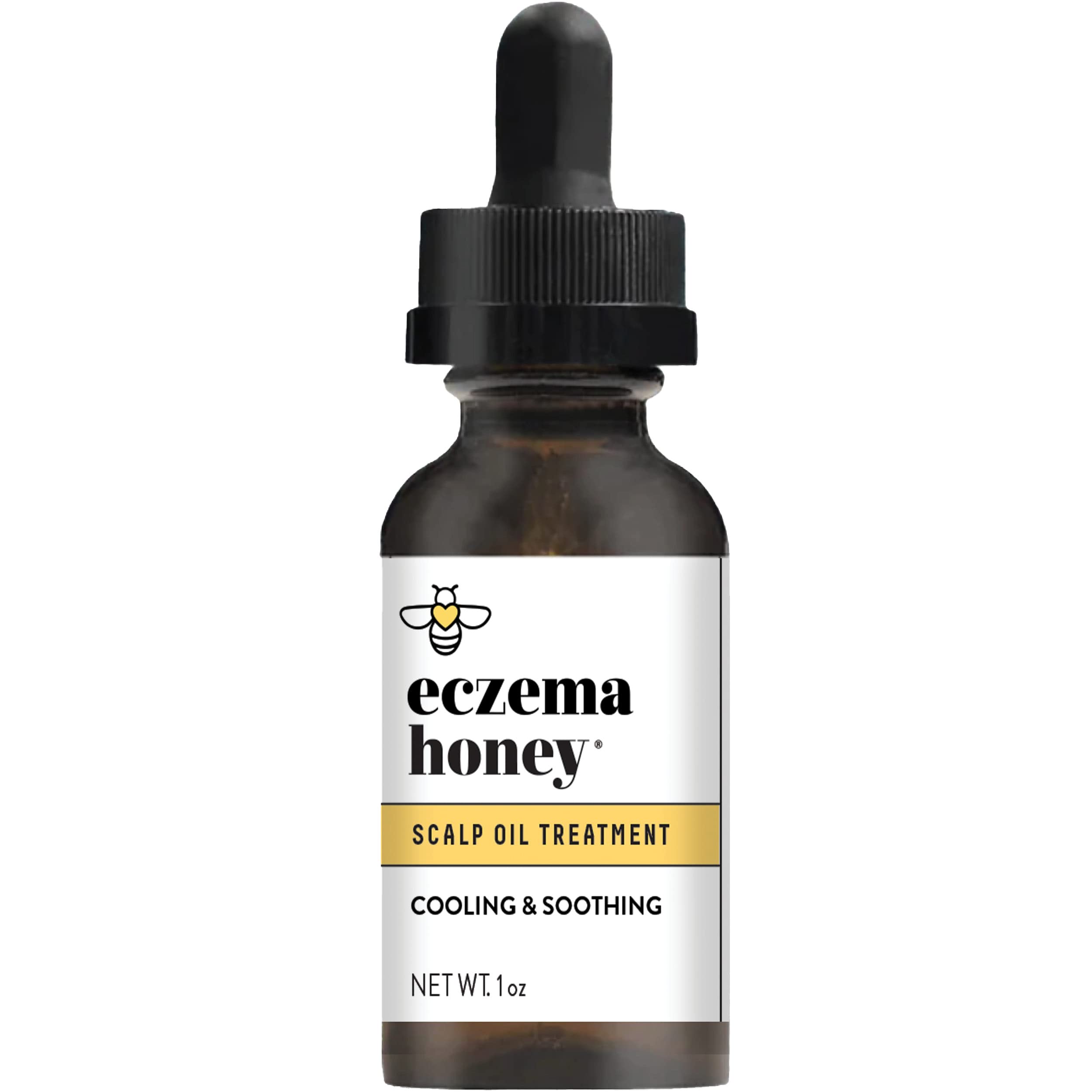 ECZEMA HONEY botella-aceite-cabello para cuidado diario del cuero cabelludo