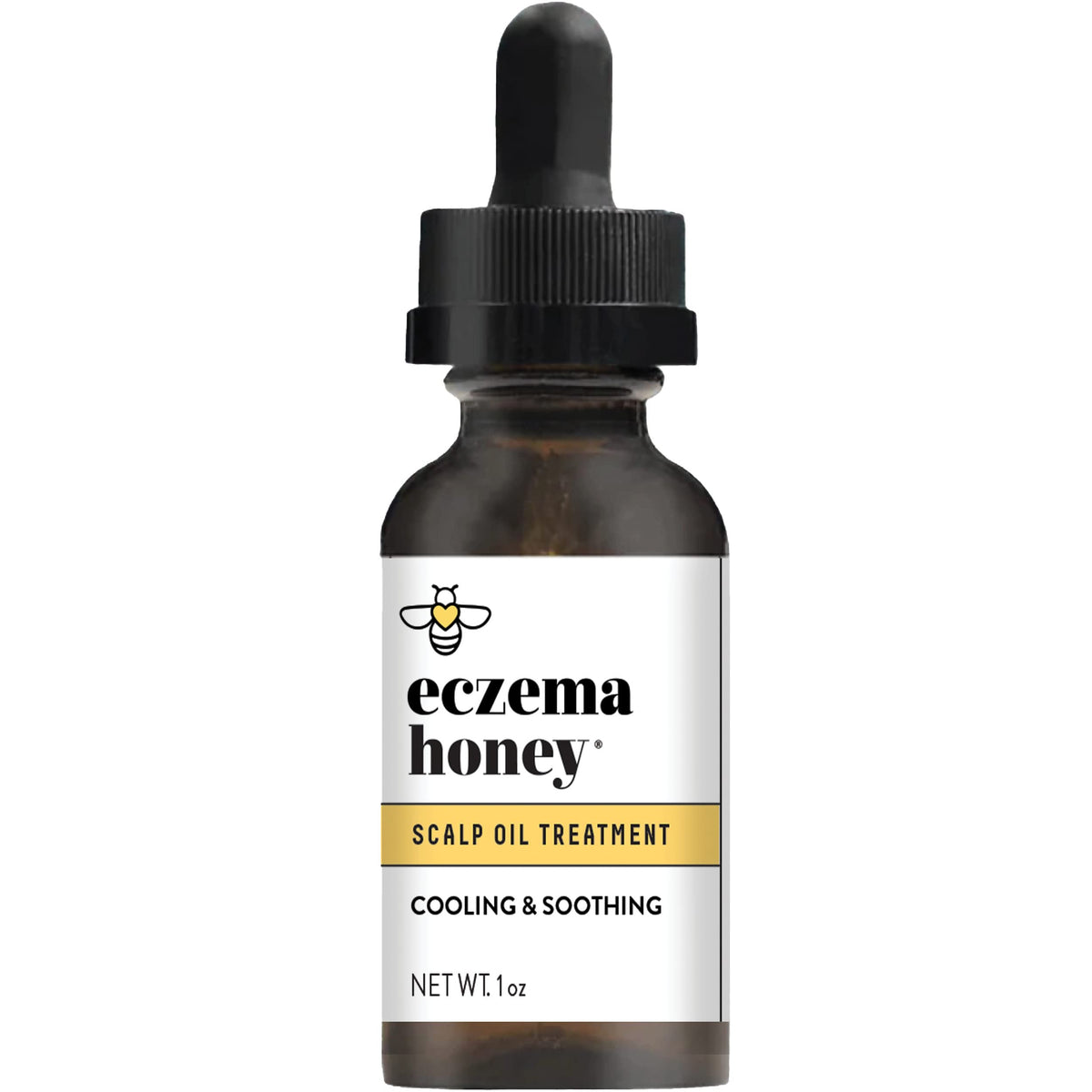 ECZEMA HONEY botella-aceite-cabello para cuidado diario del cuero cabelludo