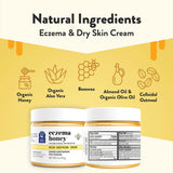 ECZEMA HONEY crema para manos secas mostrando textura suave