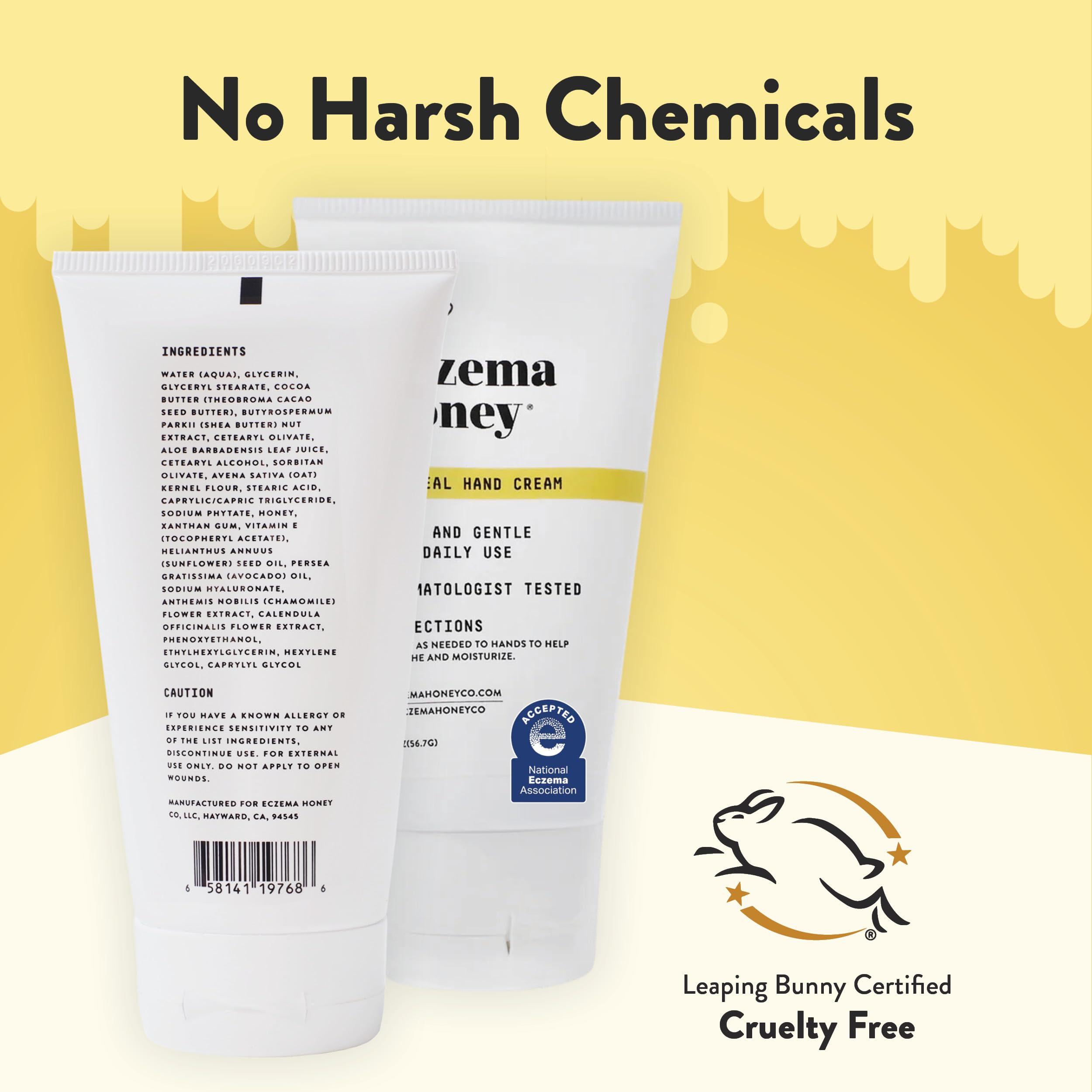 ECZEMA HONEY con sello NEA de aceptación