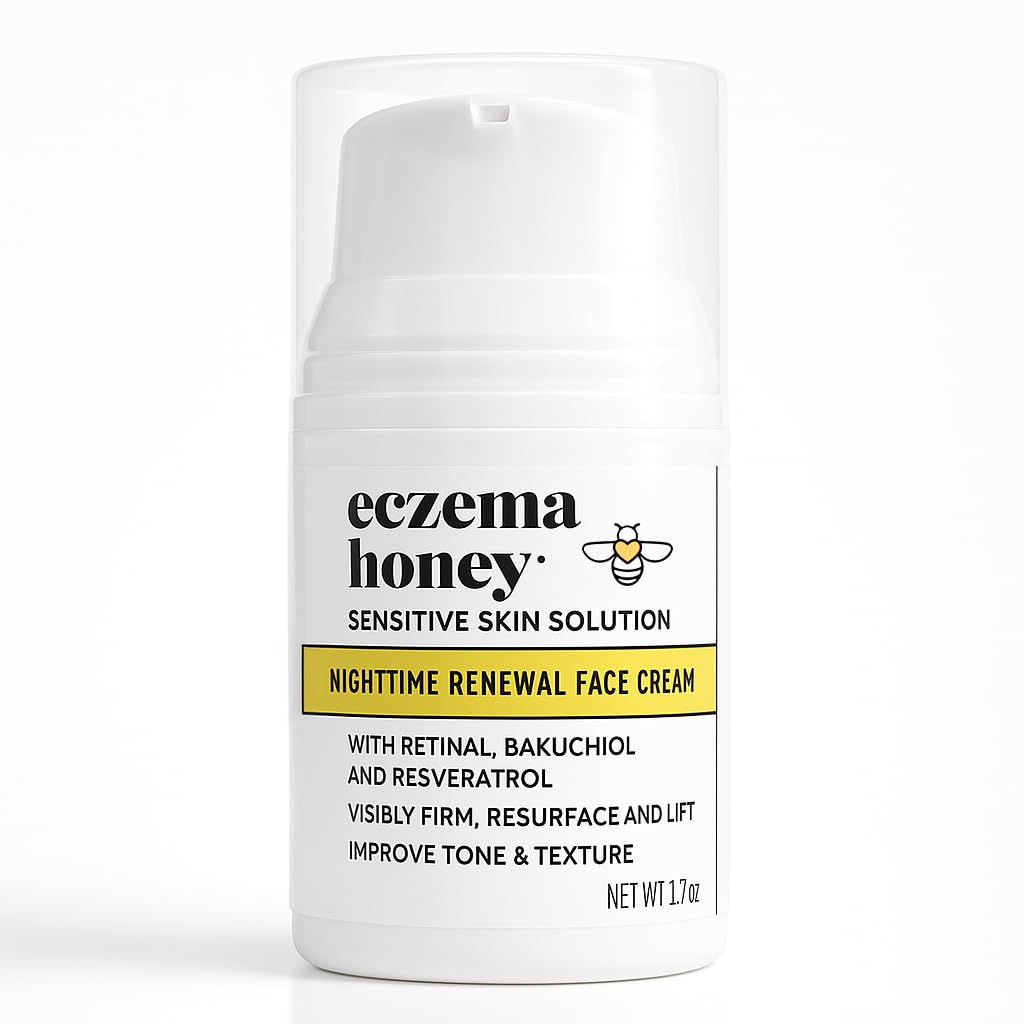 Crema nocturna Eczema Honey para rostro con renovación suave durante la noche