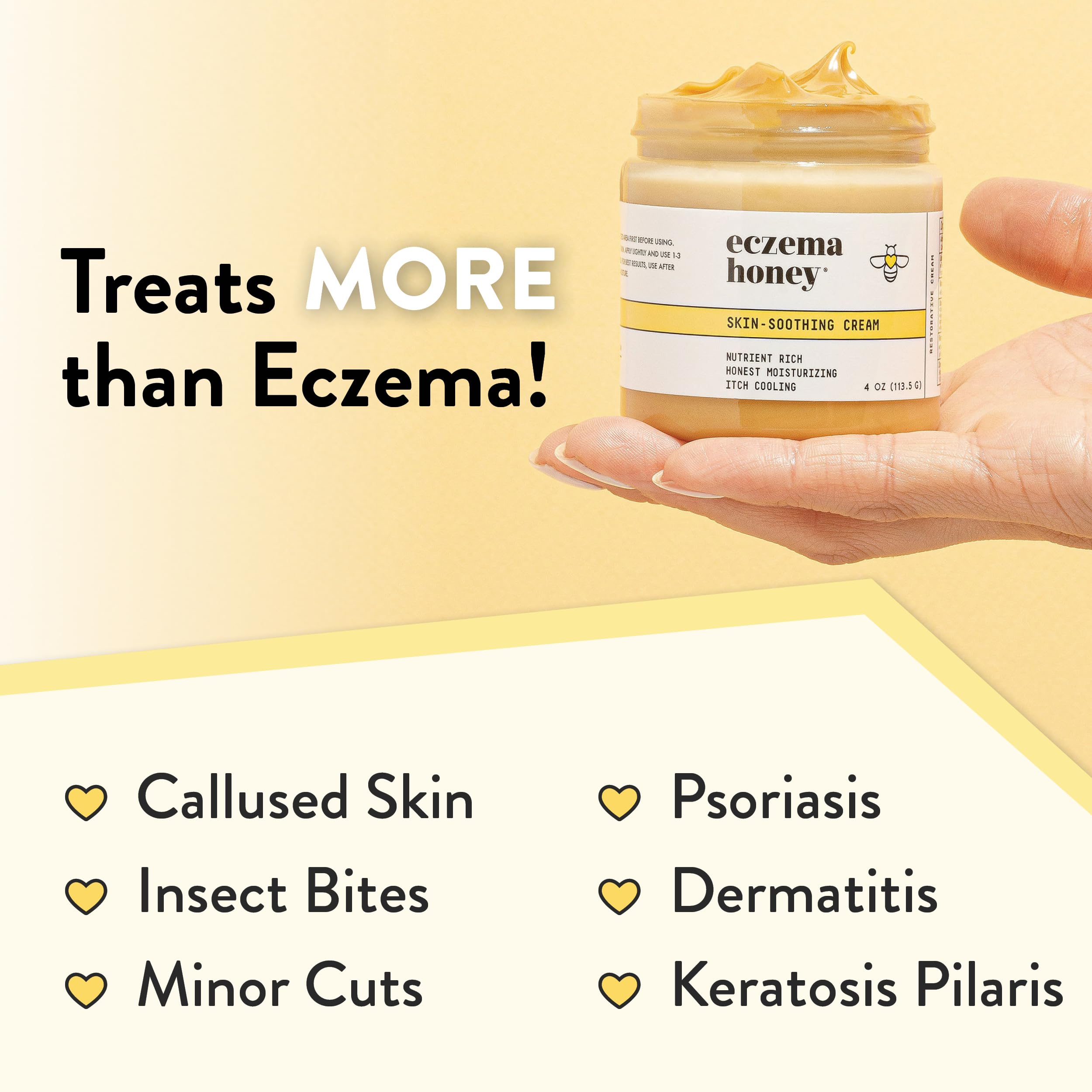 ECZEMA HONEY textura cremosa lista para uso diario