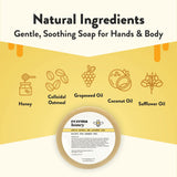 Empaque de ECZEMA HONEY con etiqueta clara facilita identificación del cuidado diario.
