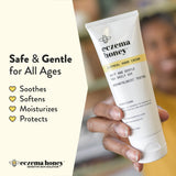 ECZEMA HONEY textura-cremosa indica hidratación suave para uso diario.