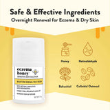 Textura suave de la crema facial Eczema Honey para piel sensible