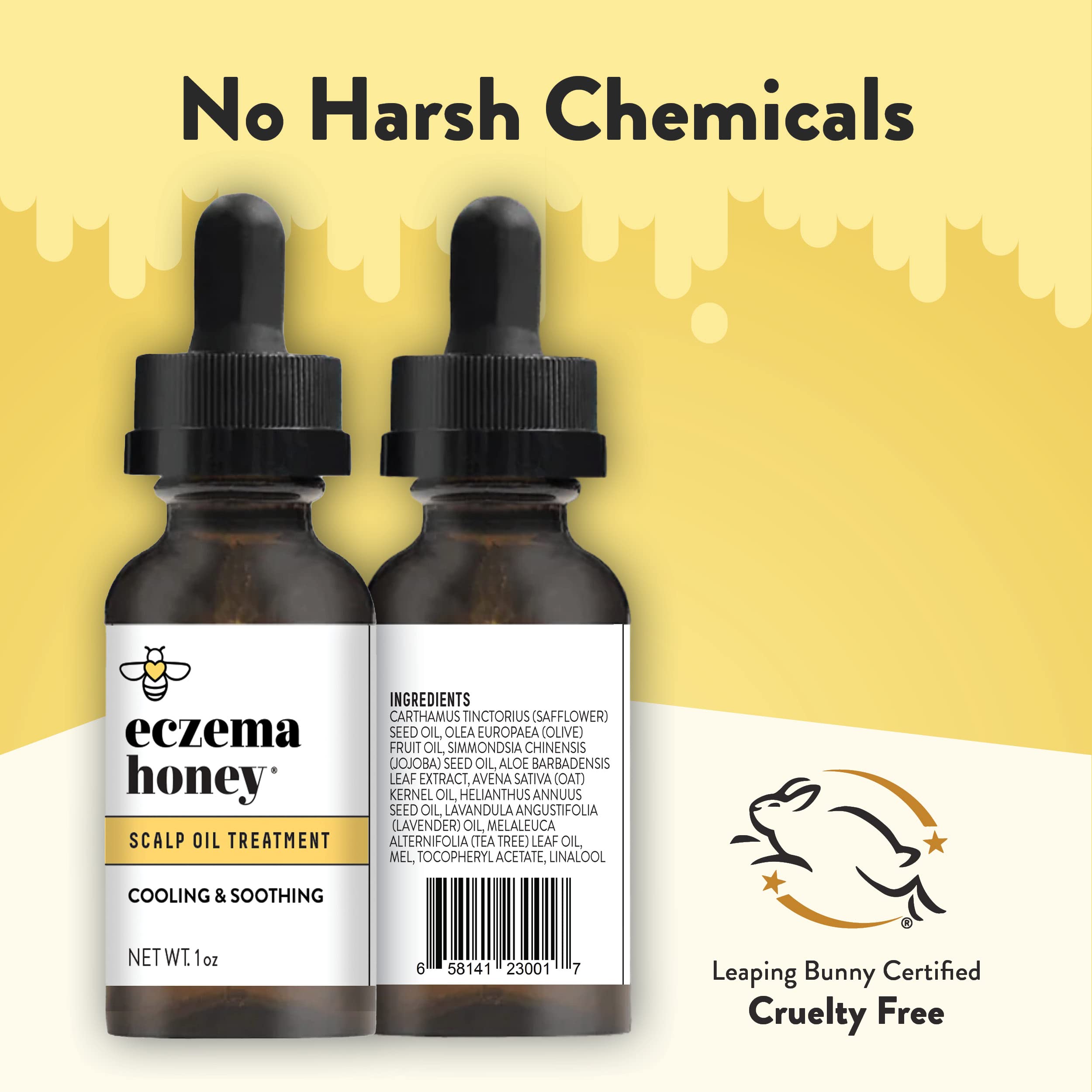 ECZEMA HONEY vitamina-e ayuda a hidratar el cuero cabelludo diariamente