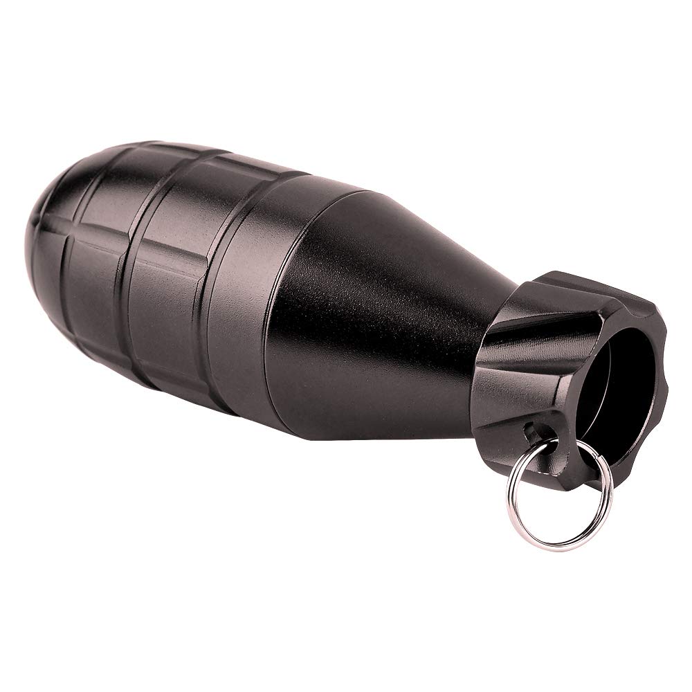 edcfans contenedor de pastillas impermeable con llavero, ideal para viajar con seguridad