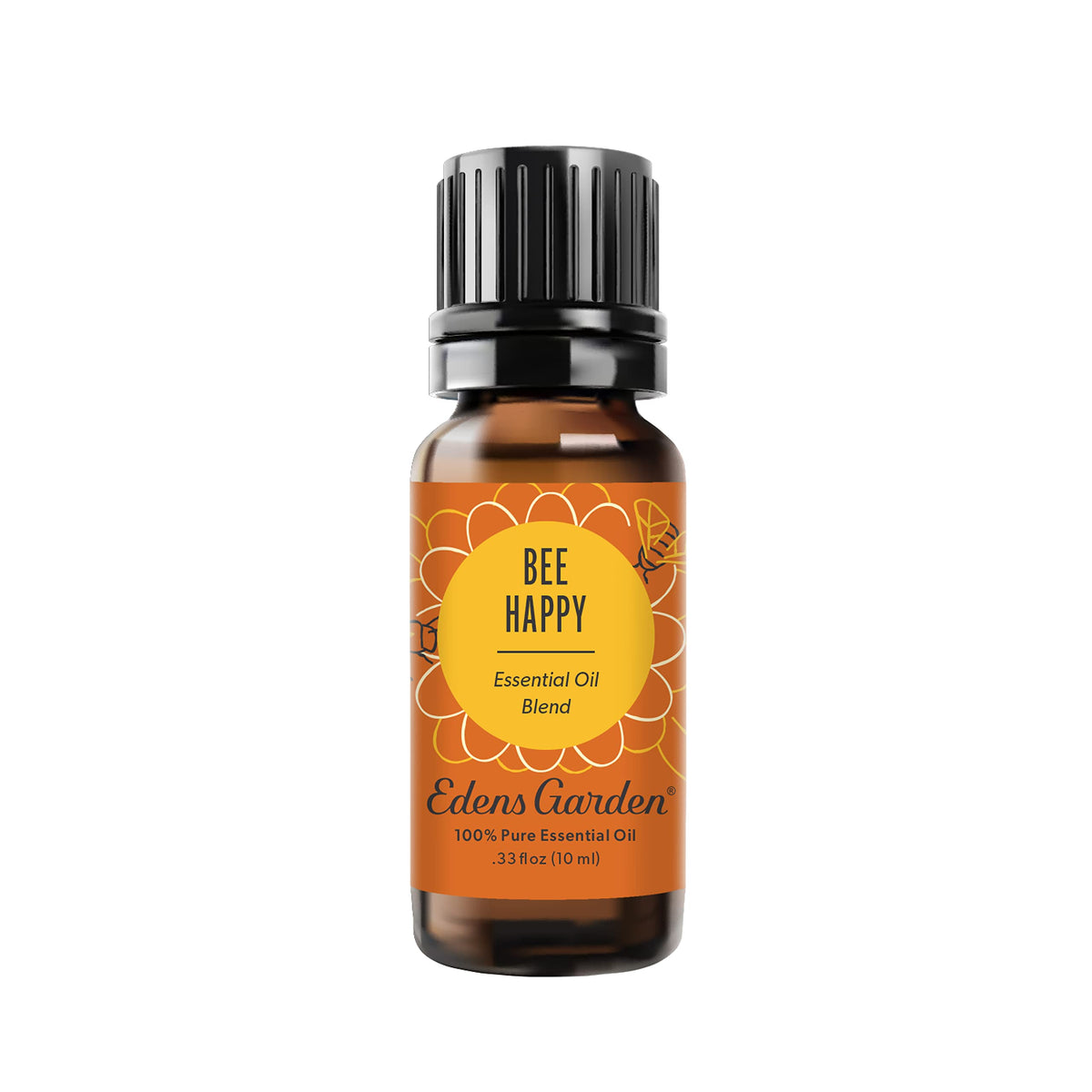 Bee Happy de Edens Garden, bote 10 ml para aromaterapia que eleva el ánimo.