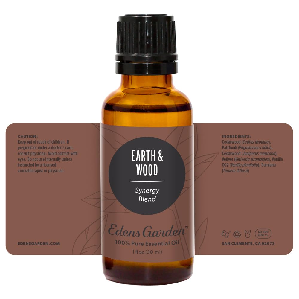 Escena bosques con Earth & Wood simbolizando naturaleza y aroma