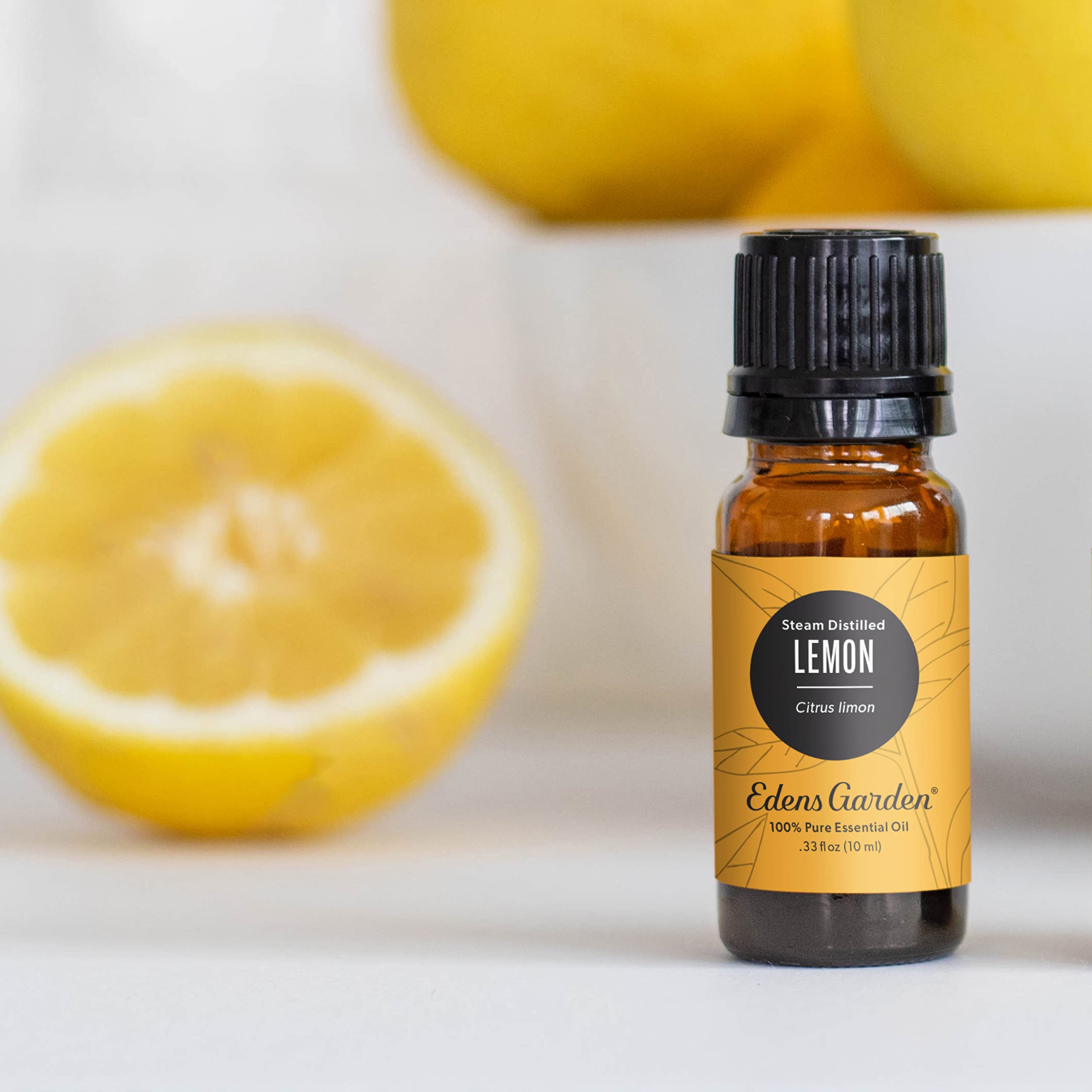 Edens Garden aceite esencial limón destilado, difusor para crear ambiente fresco.