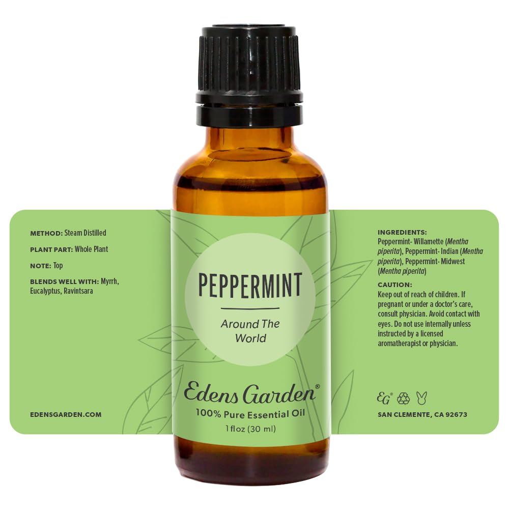 Edens Garden Peppermint Around The World, aromaterapeutas licenciados, asesoría experta
