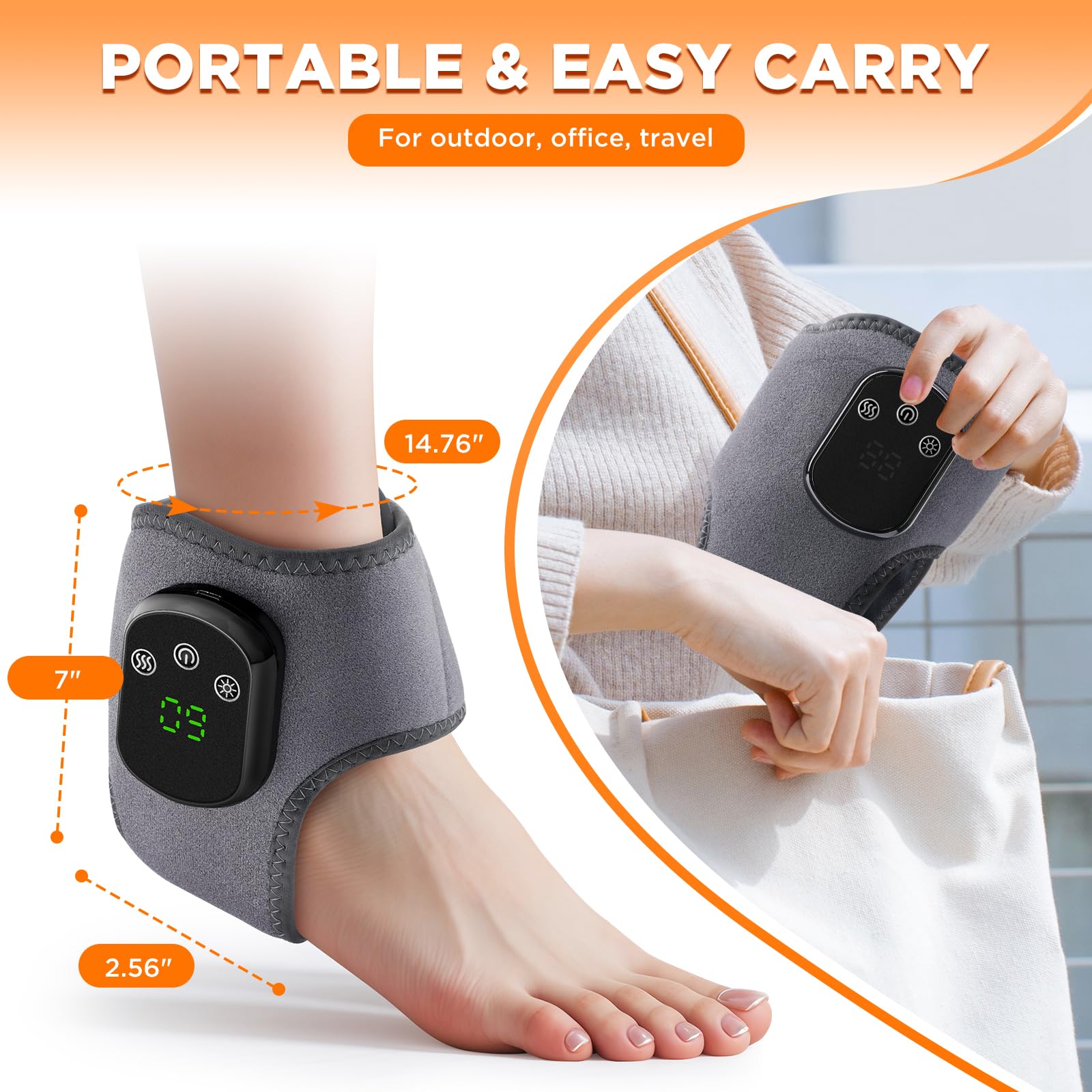 EDIFOLLY tobillo ajuste talla universal, diseño cómodo para la mayoría.