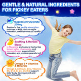 Edmmyliy gomas magnesio para niños, etiqueta clara, información nutricional visible