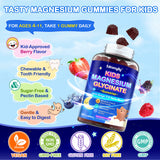 Edmmyliy gomas magnesio para niños, sin gelatina y veganas