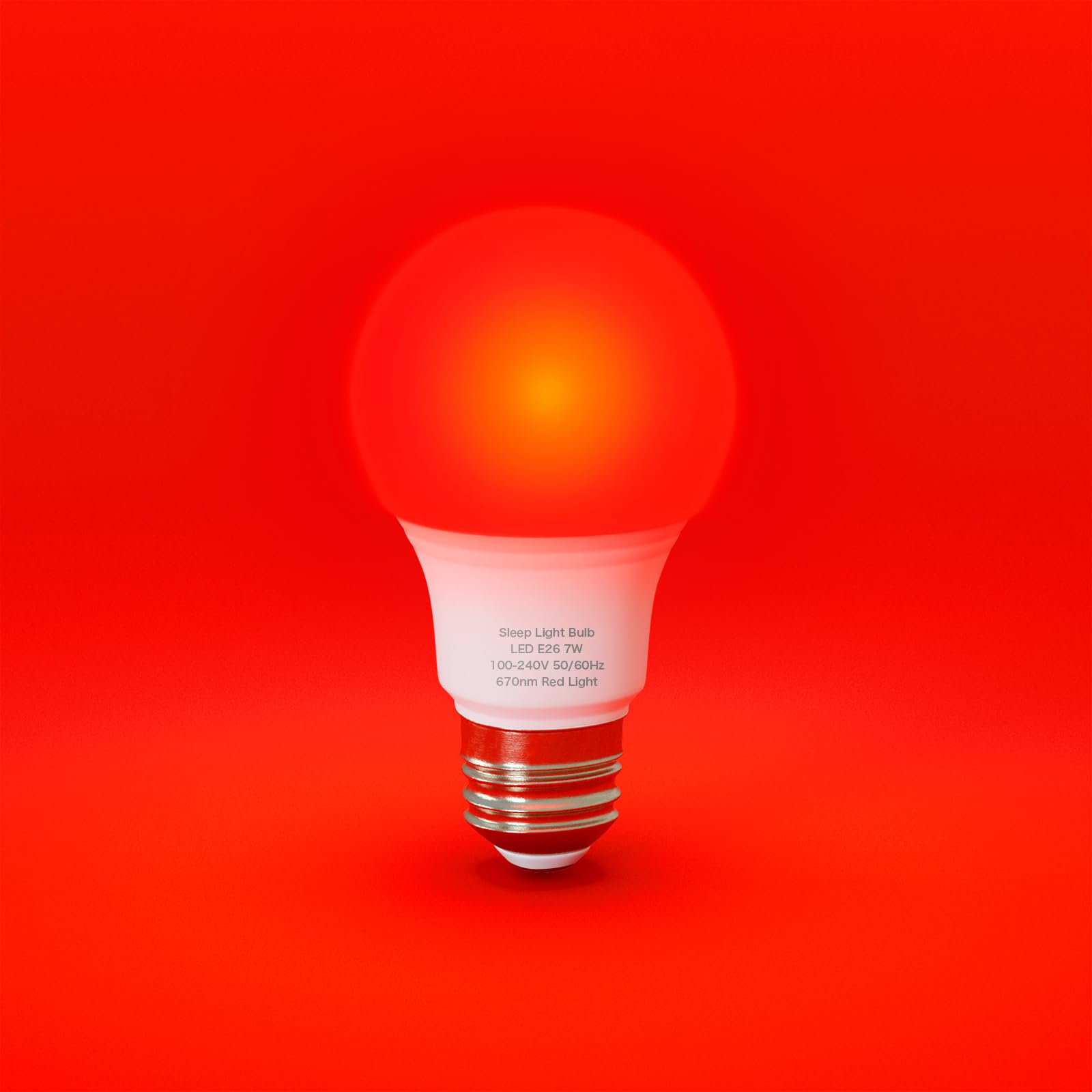 Edoyosa bombilla de luz roja 670nm para dormir mejor.