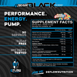 eFlow Nutrition Enrage negro etiqueta: composición para rendimiento y vasodilatación