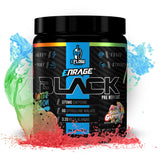 eFlow Nutrition Enrage negro frente: energía notable para entrenamientos intensos
