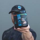 eFlow Nutrition Enrage negro preparación vaso: mezcla suave para iniciar la sesión