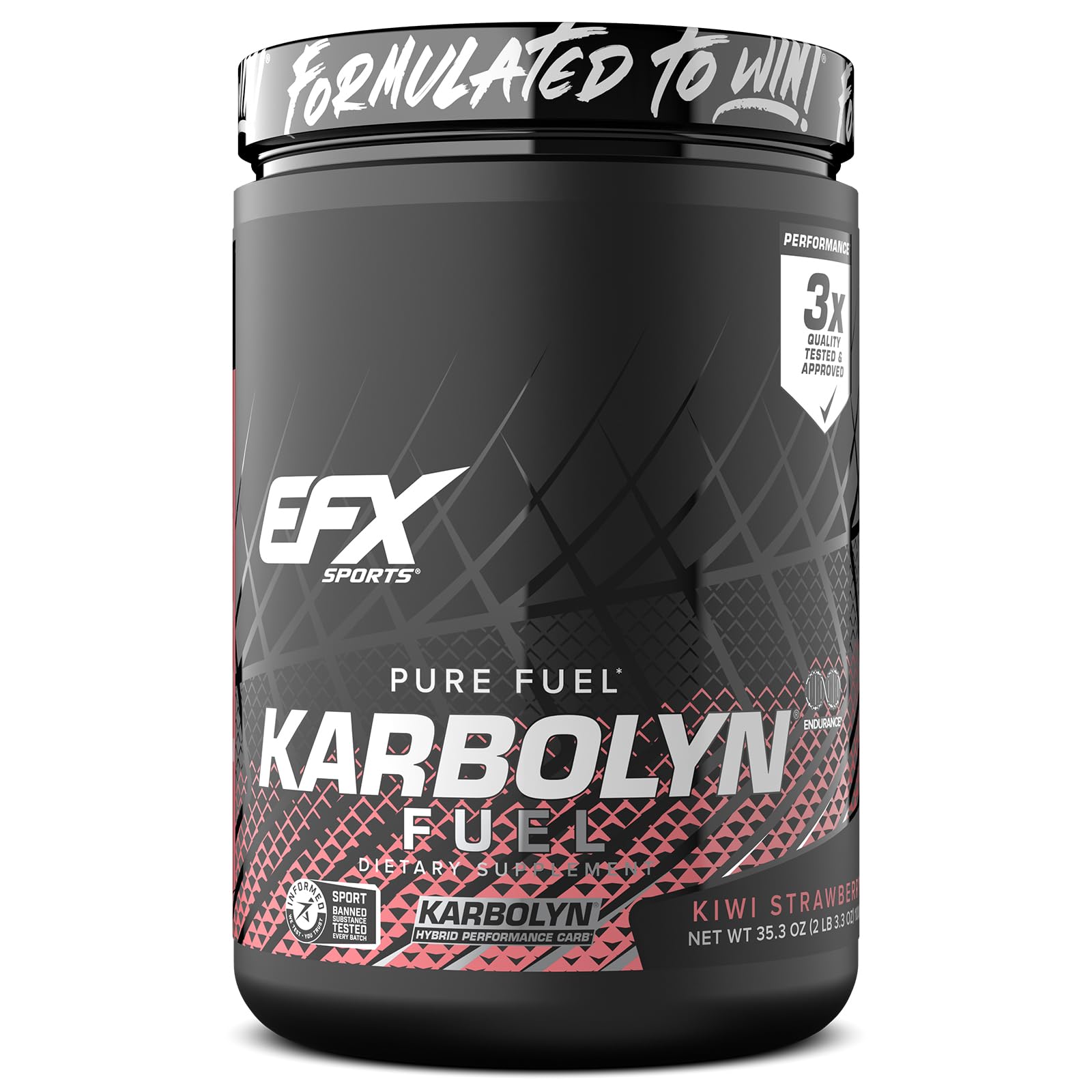 EFX Karbolyn Fuel, cuchara medidora, energía rápida para entrenamientos intensos