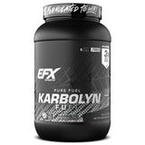 EFX Karbolyn Fuel envase frontal para energía rápida durante entrenamientos intensos.