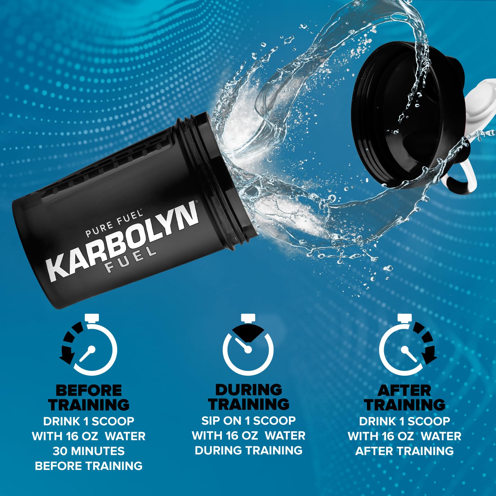 EFX Karbolyn Fuel intra-entrenamiento entrega energía sostenida.