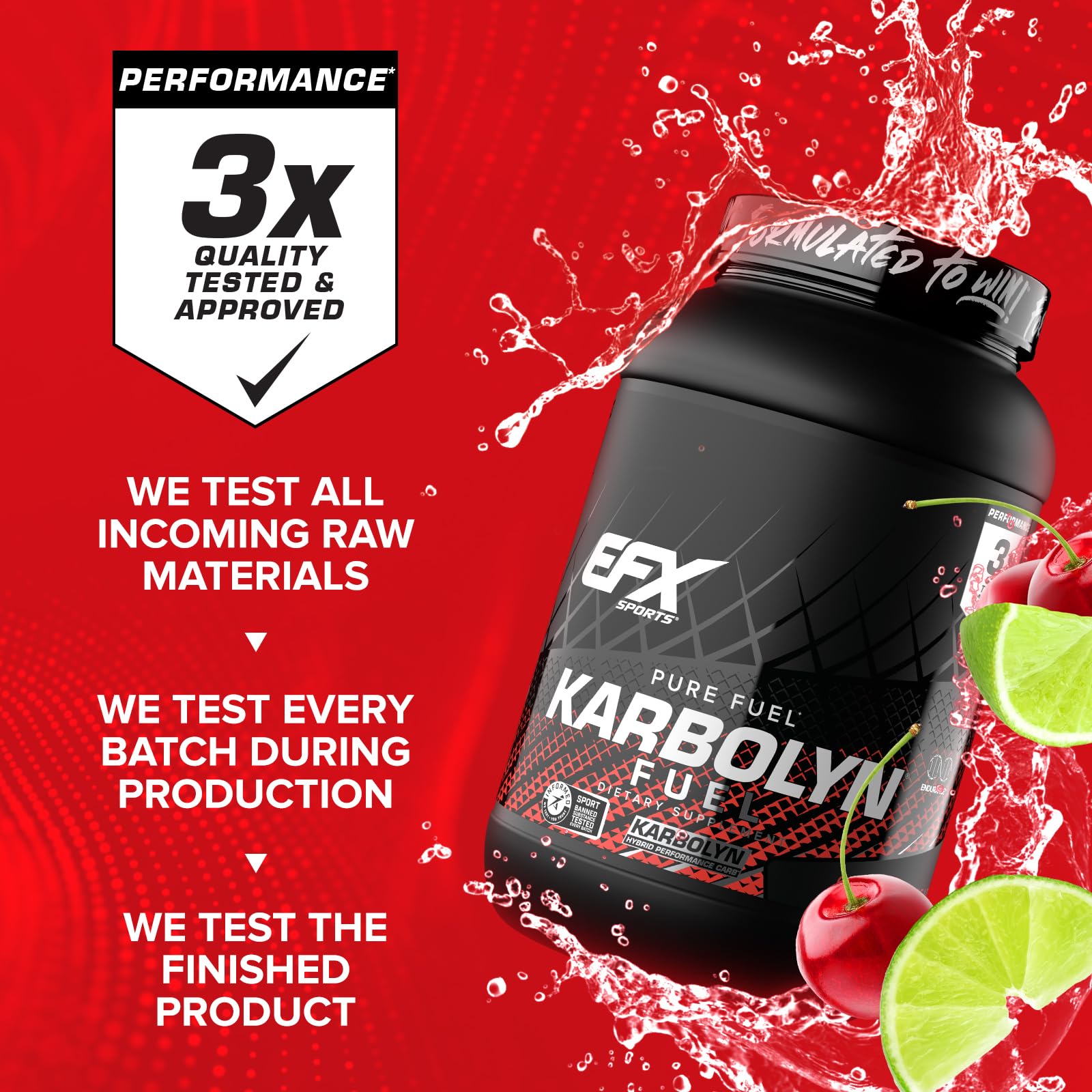 EFX Karbolyn Fuel: mezcla en agua lista para tomar durante el entrenamiento