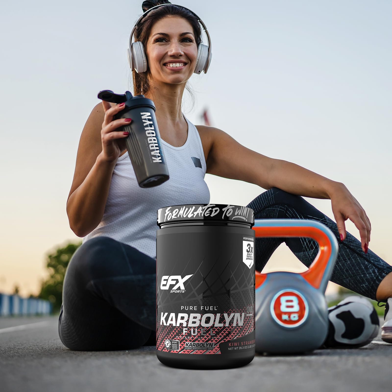 Polvo fino de Karbolyn Fuel, disolución suave en agua