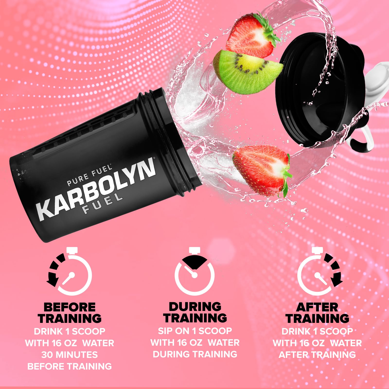 EFX Karbolyn Fuel uso intra-entrenamiento para energía sostenida