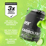 EFX Karbolyn Fuel uso pre-entrenamiento para energía sostenida