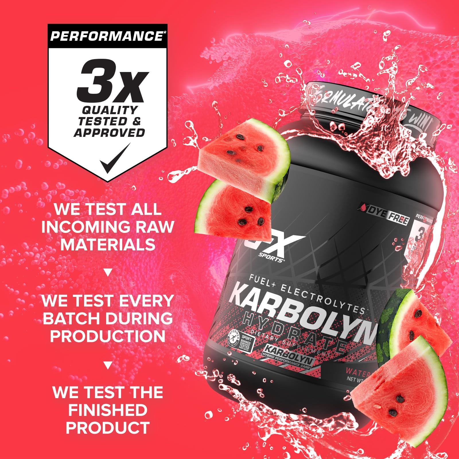 EFX Karbolyn Hydrate, envase y empaque para almacenamiento.