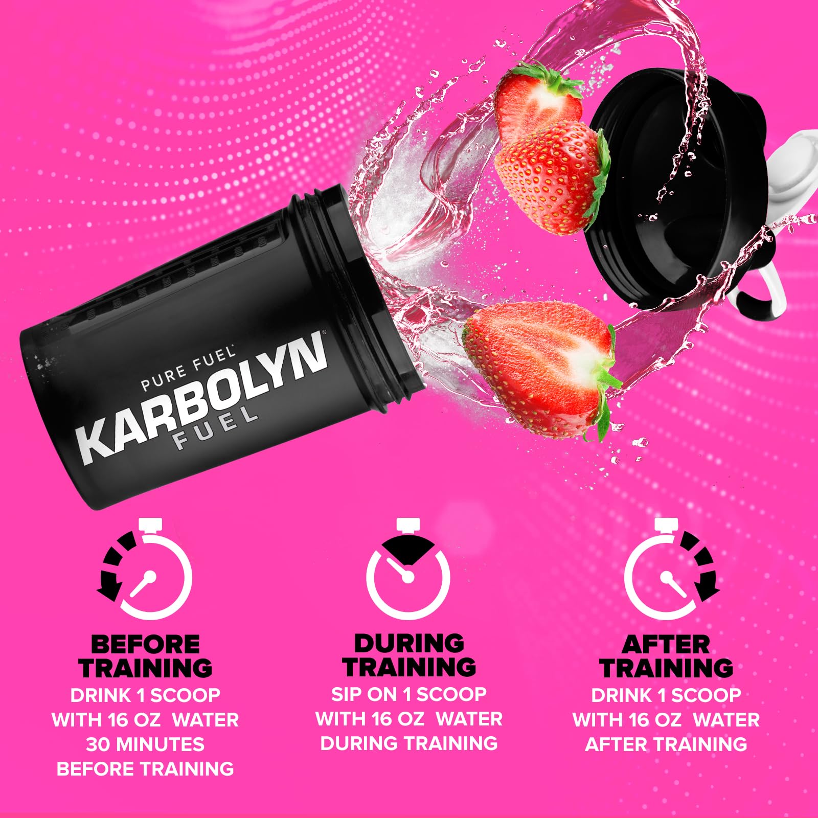 Atleta entrenando con Karbolyn Fuel para energía sostenida