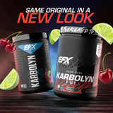 Etiqueta del Karbolyn Fuel destacando uso recomendado y beneficios para el rendimiento.