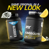 EFX Sports Karbolyn Fuel, etiqueta frontal clara para compra informada
