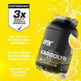 EFX Sports Karbolyn Fuel, uso previo al entrenamiento con energía sostenida