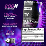 EFX Kre-Alkalyn EFX: cápsulas fáciles de incorporar a la rutina diaria.