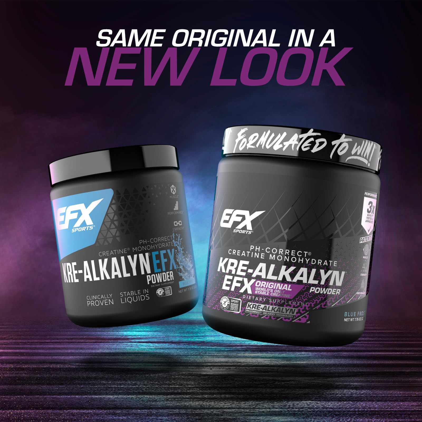 Cuchara medidora de Kre-Alkalyn EFX para dosificar sin complicaciones.