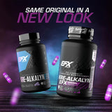Frasco de Kre-Alkalyn EFX, opción práctica para entrenamientos intensos.
