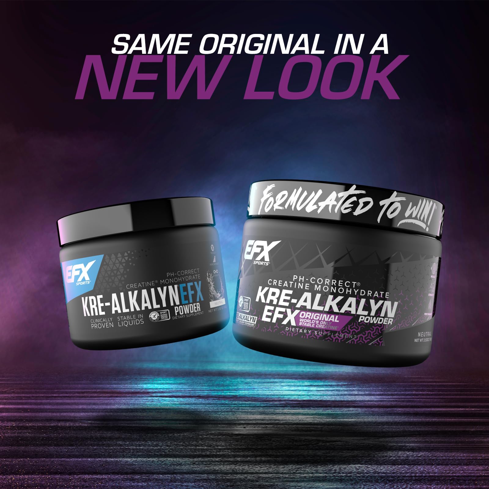 EFX Sports Kre-Alkalyn EFX polvo sin sabor, ideal para cualquier bebida