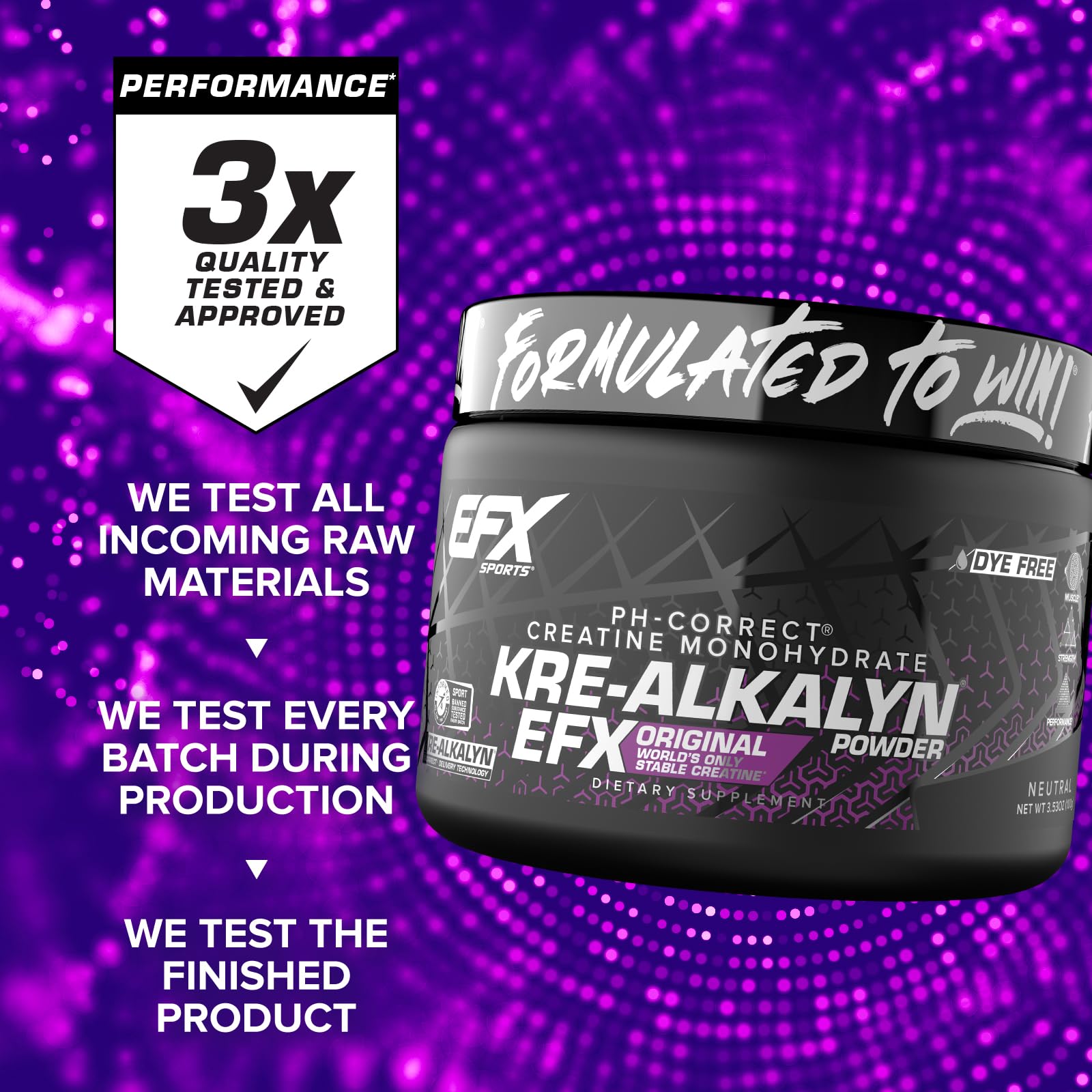 Producción interna de Kre-Alkalyn EFX para trazabilidad y seguridad