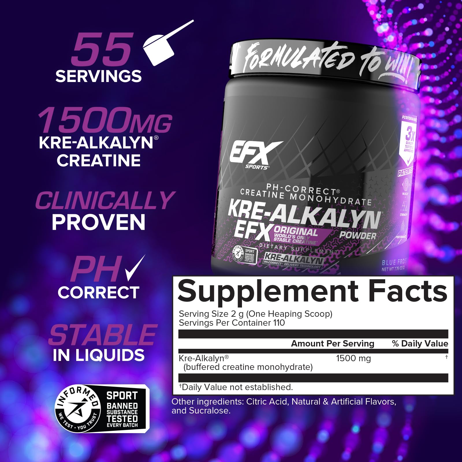 Vaso para mezclar Kre-Alkalyn EFX, fácil de integrar en la rutina.