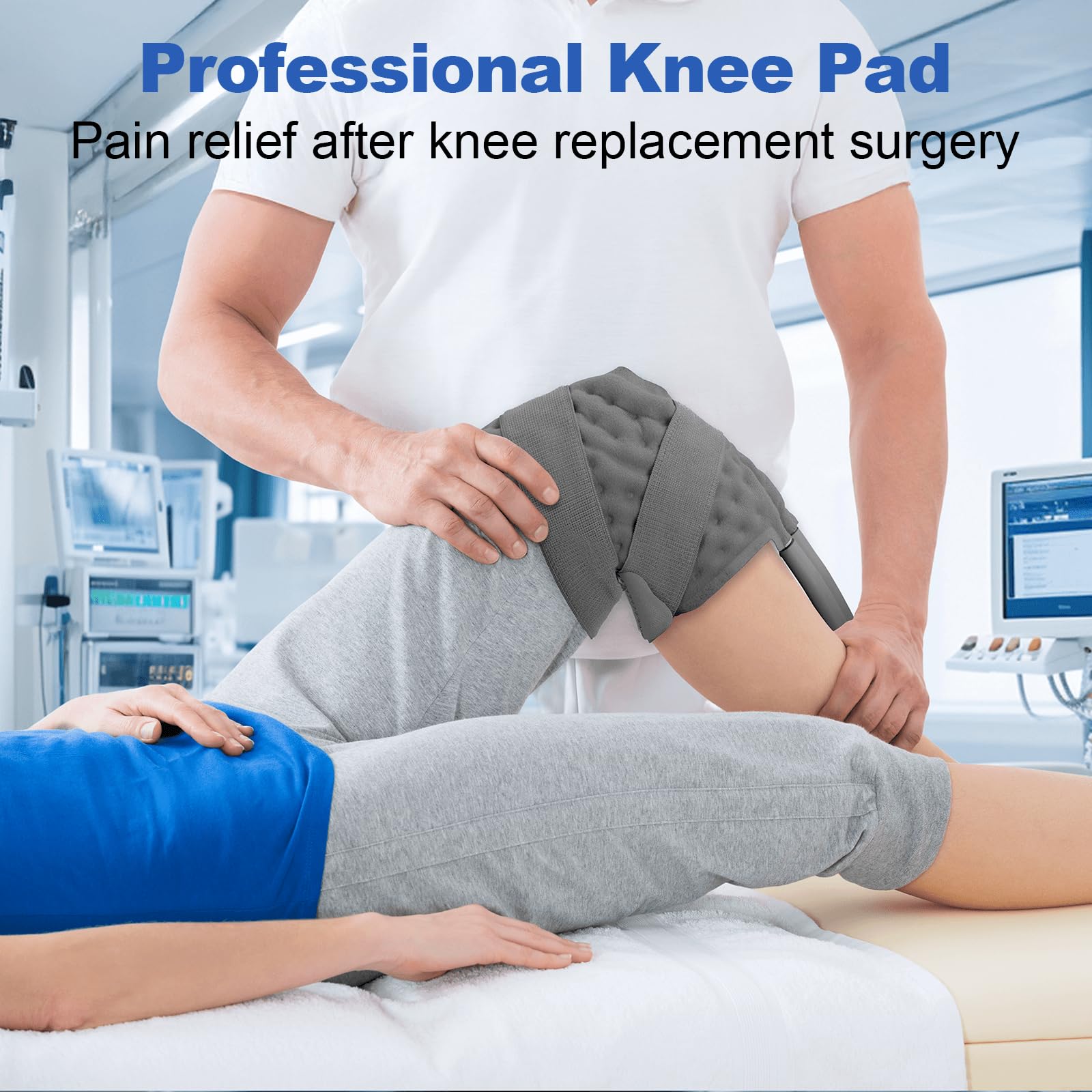 Egfvcbo almohadilla ergonómica para rodilla garantiza contacto cómodo y estable.