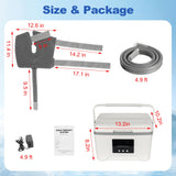 Egfvcbo kit completo ofrece todo para terapia fría de rodilla en casa.