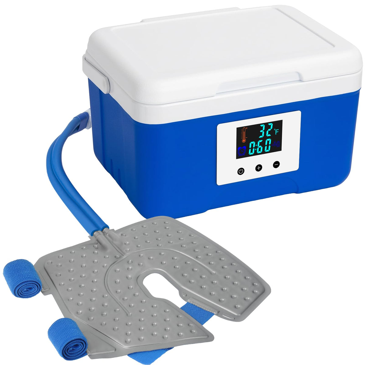 Egfvcbo máquina de hielo para rodilla con panel digital, control de terapia fría.