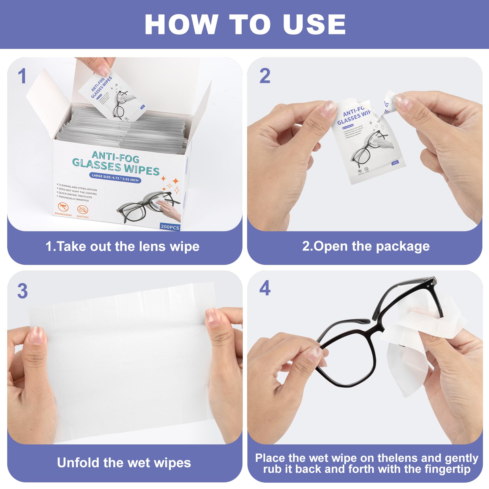 Eglagen toallitas para pantallas y lentes, uso multi dispositivo sin dejar manchas