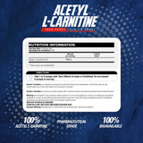 Cuchara dosis de EHP Labs Acetyl L Carnitine Powder, medición precisa para mezclar.