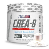 EHP Labs CREA-8 creatina micronizada en pote de 500 g para fuerza
